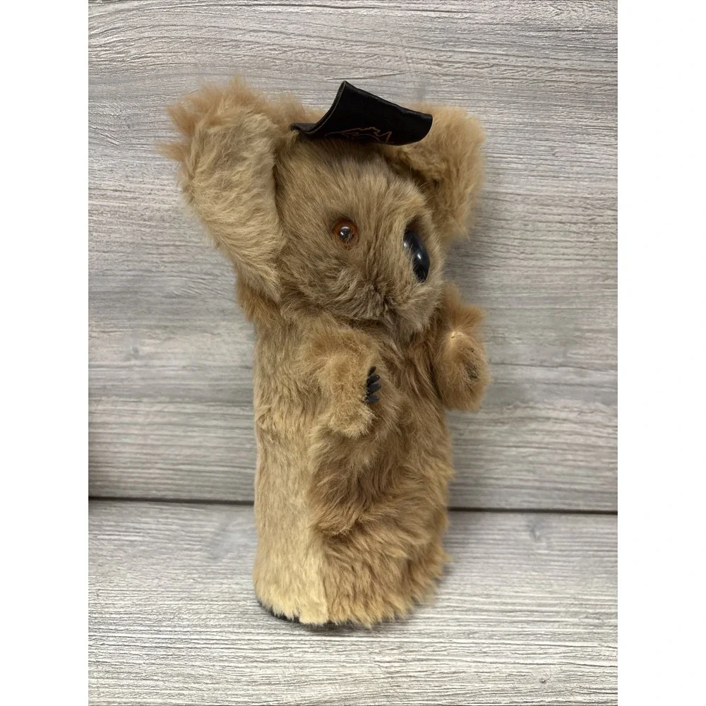 Vintage Koala Bear Golf Club Cover Real Kangaroo Fur Australian (D2)